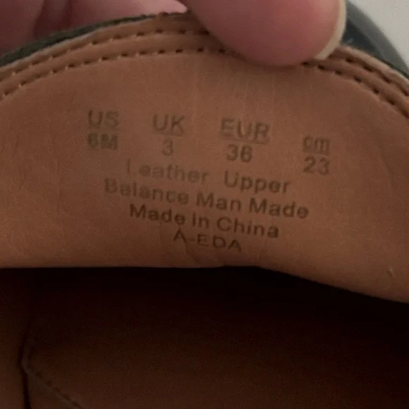 SARTO (US 6) by Franco Sarto Eda Loafer Leather Padded Sturdy Sole English Green - Picture 12 of 16